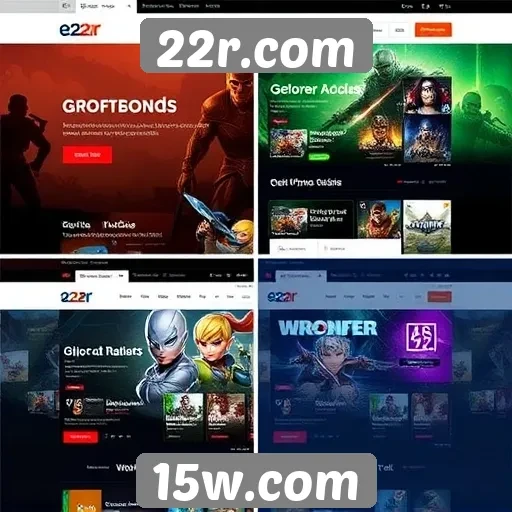 A evolução do design do site 22r.com ao longo do tempo